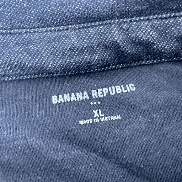 Banana Republic Mens Navy Polo Shirt XL 4924 - Picture 3 of 7